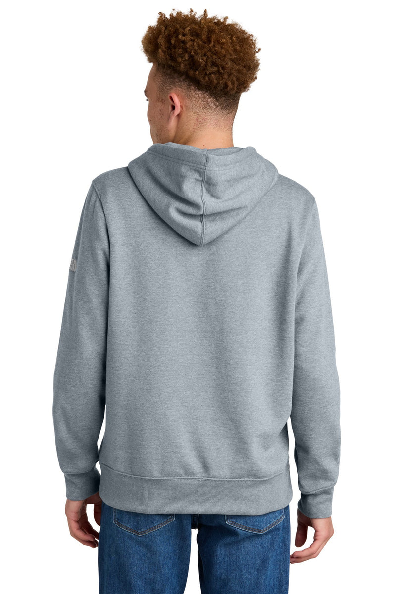 The North Face Sleeve Logo Pullover Hoodie - TNF Light Grey Heather model back