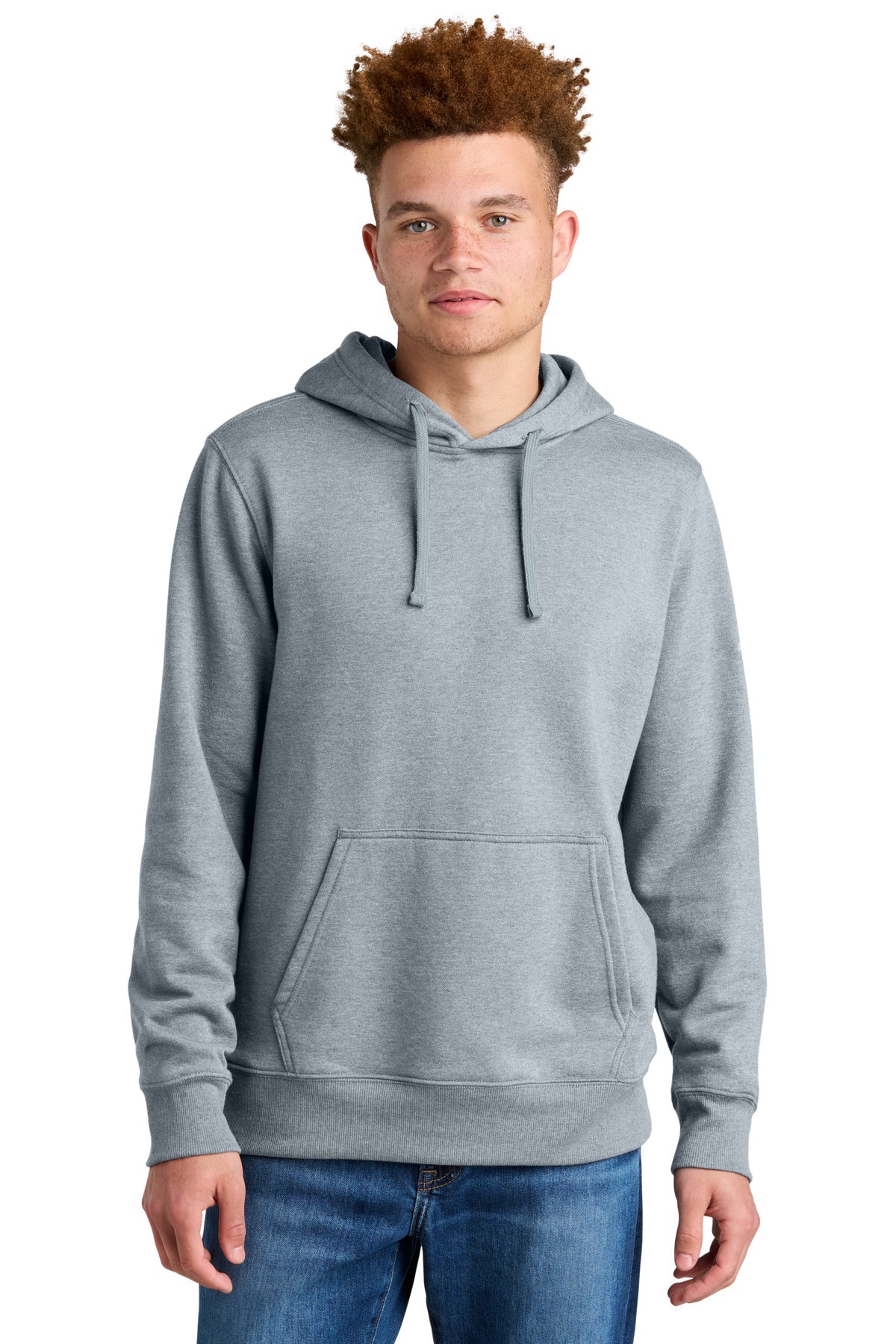 The North Face Sleeve Logo Pullover Hoodie - TNF Light Grey Heather
