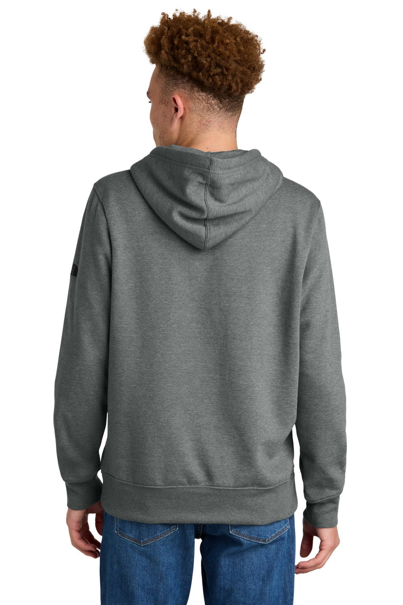 The North Face Sleeve Logo Pullover Hoodie - TNF Medium Grey Heather model back