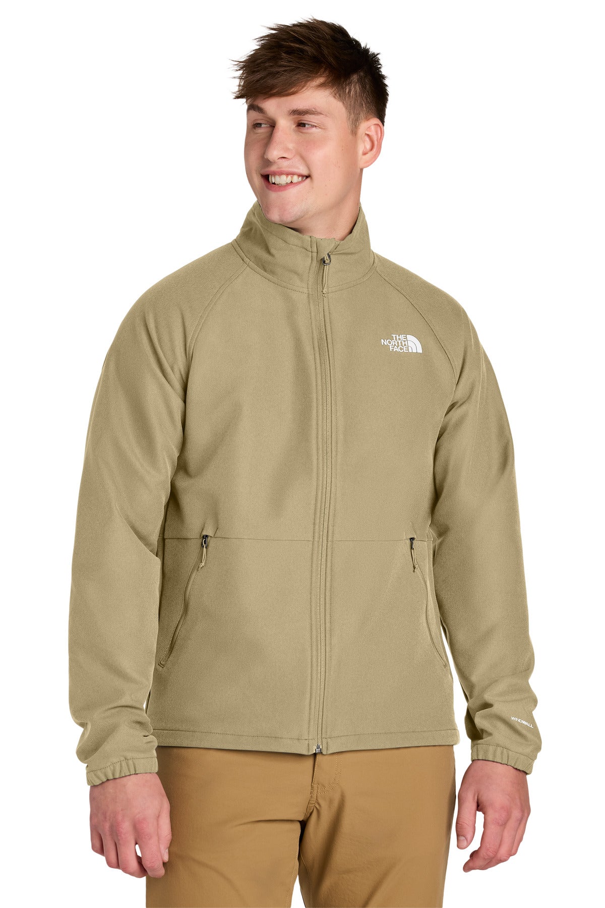 The North Face Barr Lake Soft Shell Jacket - Khaki Stone Dark Heather