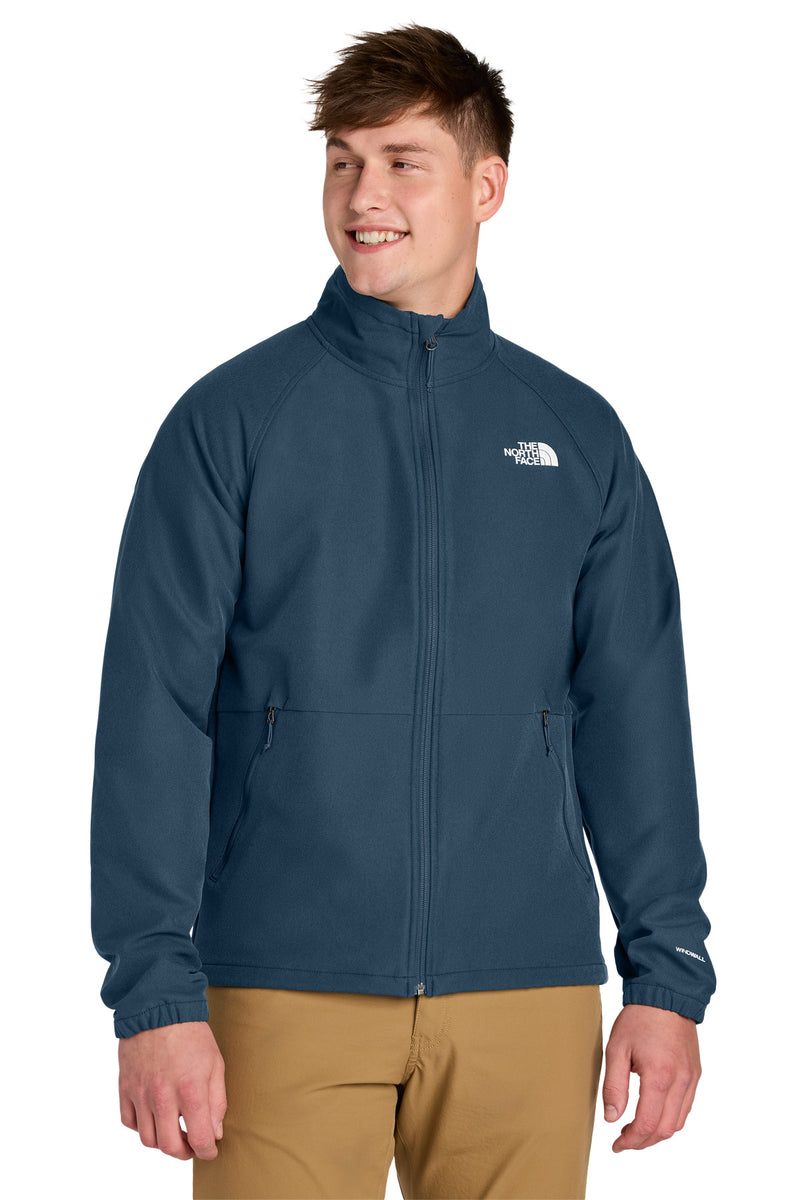 The North Face Barr Lake Soft Shell Jacket - Shady Blue Dark Heather