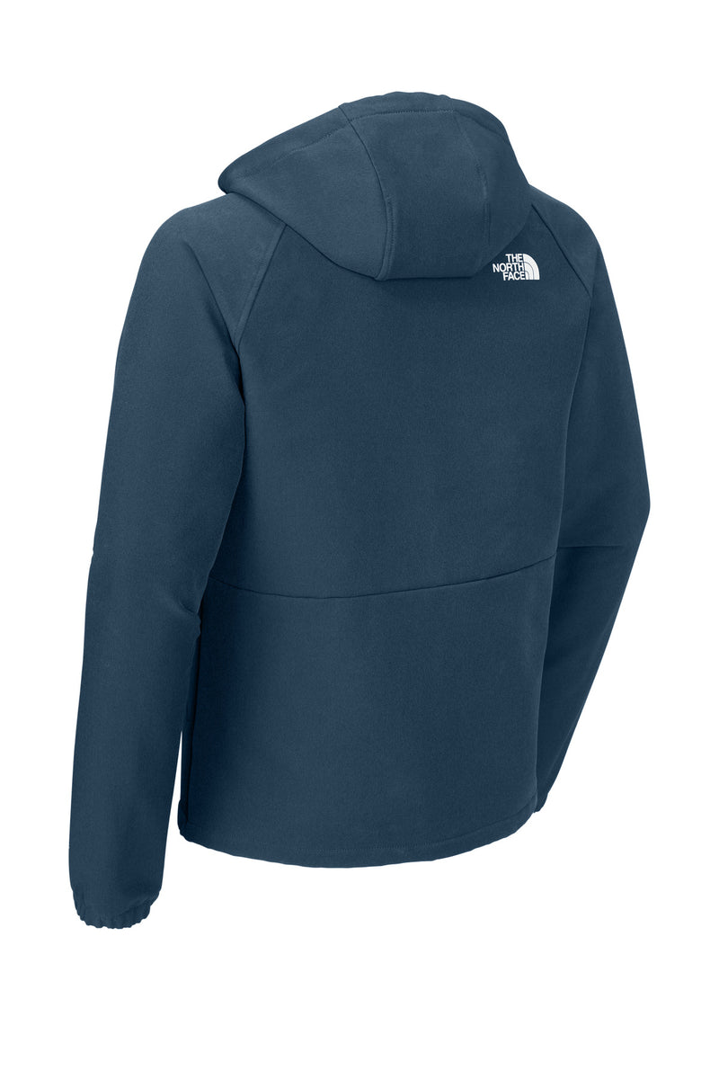 The North Face Barr Lake Hooded Soft Shell Jacket - Shady Blue Dark Heather
