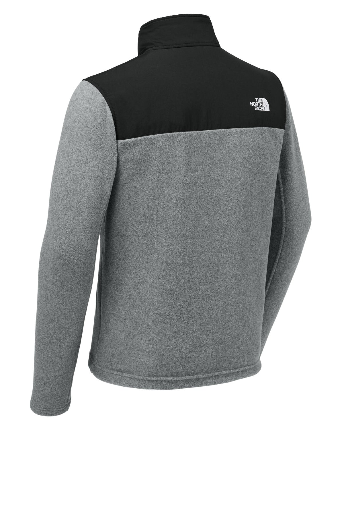 The North Face Highest Peak Full-Zip Fleece Jacket - TNF Medium Grey Heather/ TNF Black