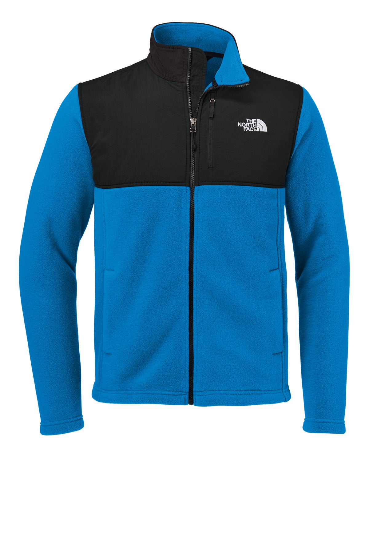 The North Face Highest Peak Full-Zip Fleece Jacket - Hero Blue/ TNF Black