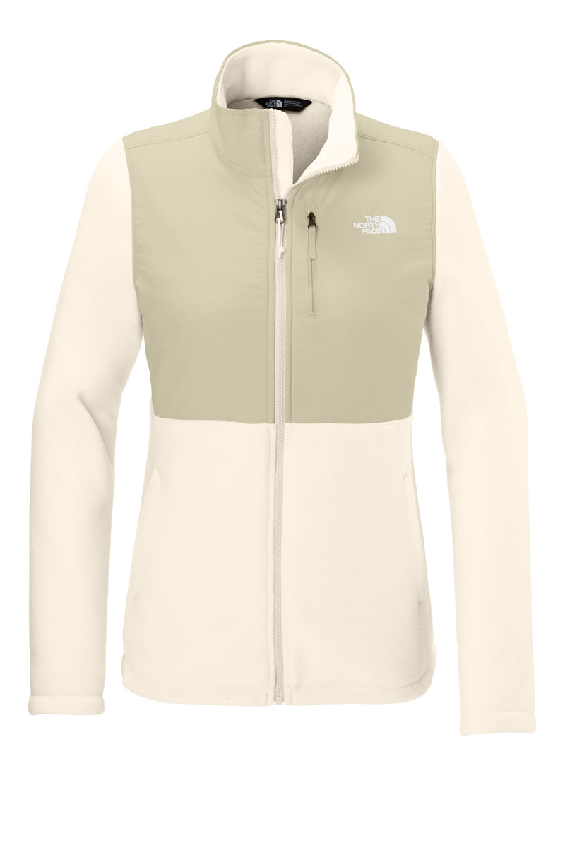 The North Face Women's Highest Peak Full-Zip Fleece Jacket - Gardenia White/ Gravel