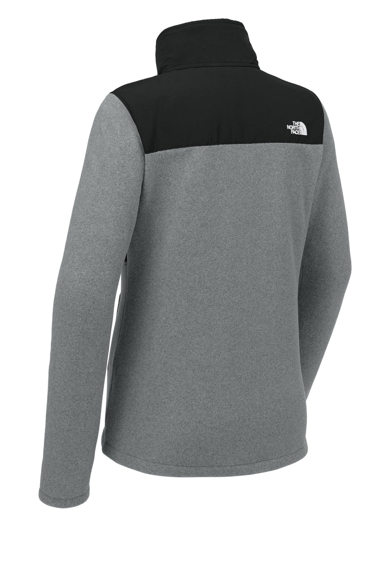 The North Face Women's Highest Peak Full-Zip Fleece Jacket - TNF Medium Grey Heather/ TNF Black
