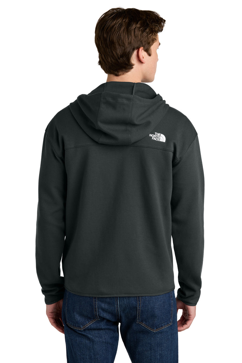 The North Face Double-Knit Full-Zip Hoodie - Asphalt Grey