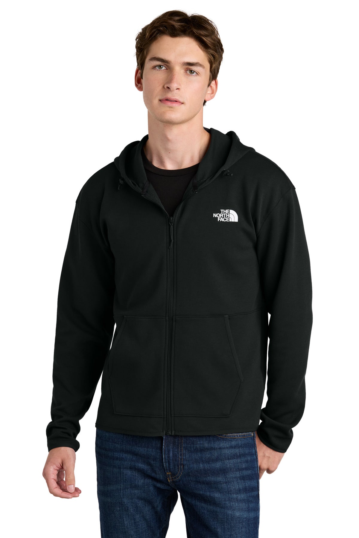 The North Face Double-Knit Full-Zip Hoodie - TNF Black