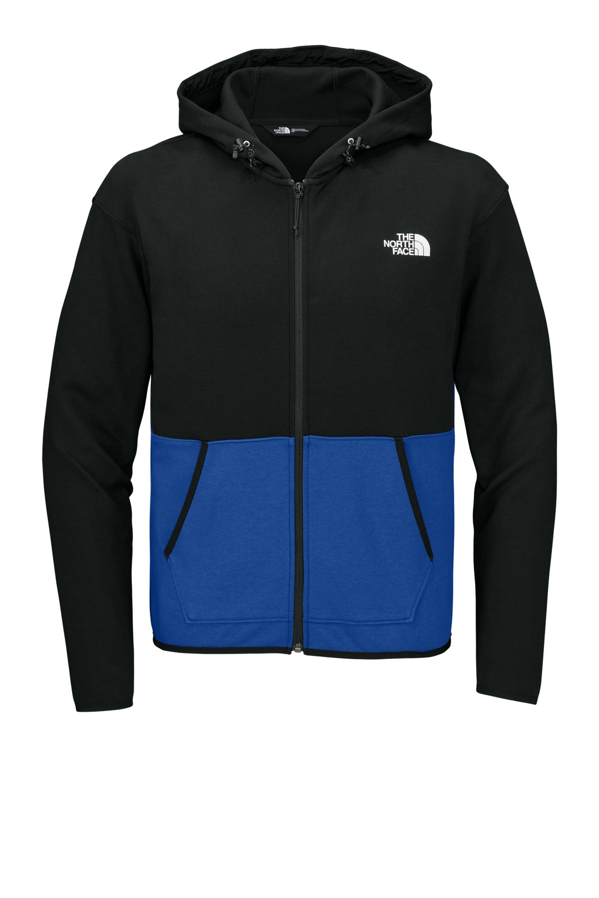 The North Face Double-Knit Full-Zip Hoodie - TNF Blue/ TNF Black