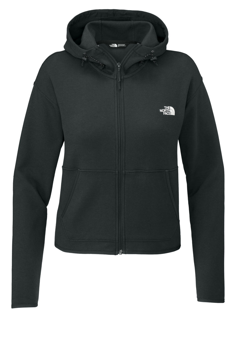 The North Face Women's Double-Knit Full-Zip Hoodie - Asphalt Grey