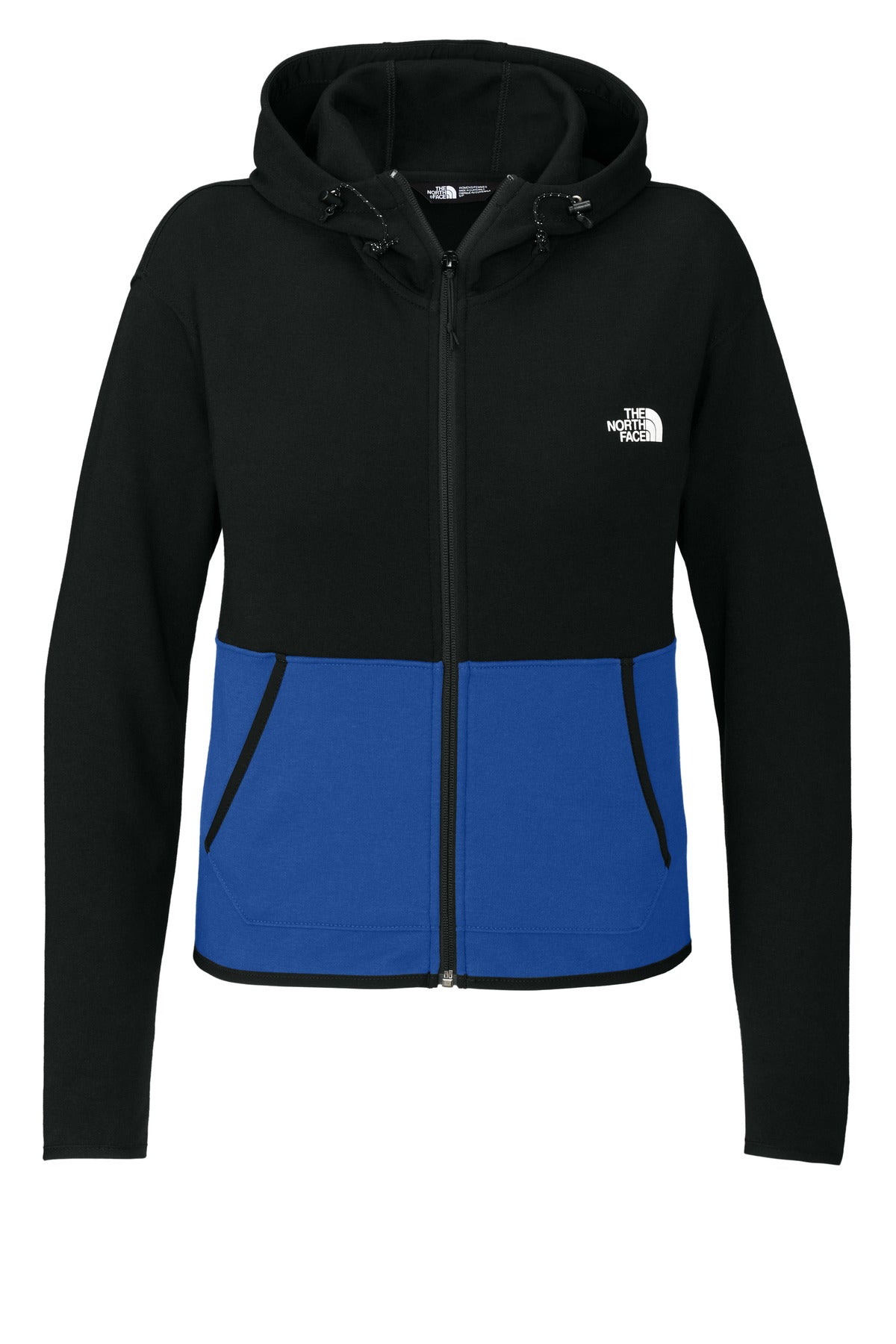 The North Face Women's Double-Knit Full-Zip Hoodie - TNF Blue/ TNF Black