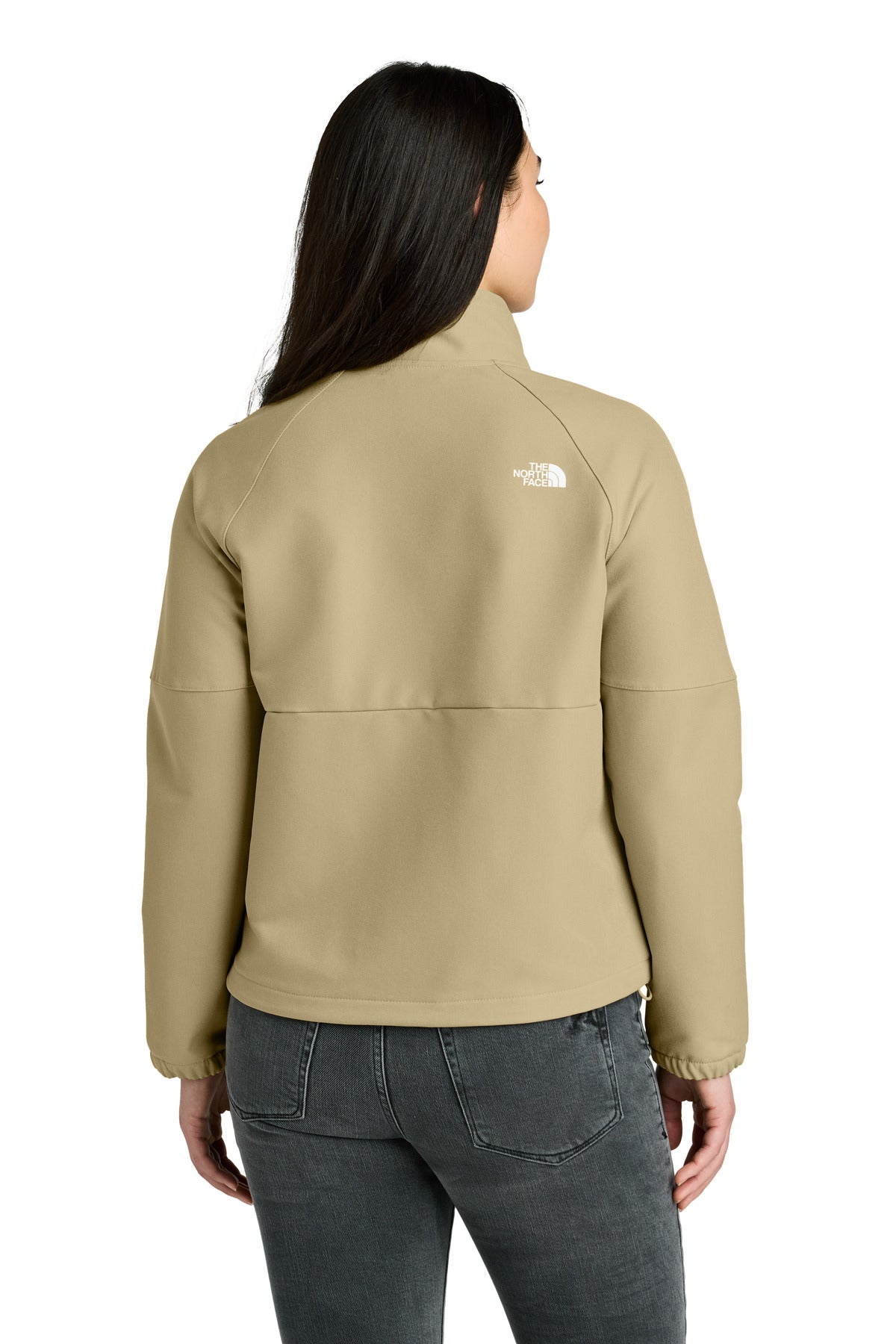 The North Face Women's Barr Lake Soft Shell Jacket - Khaki Stone Dark Heather