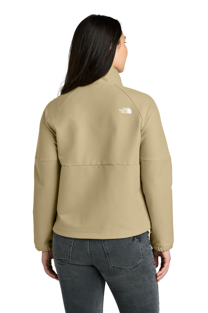 The North Face Women's Barr Lake Soft Shell Jacket - Khaki Stone Dark Heather