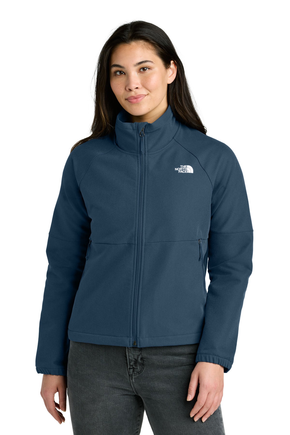 The North Face Women's Barr Lake Soft Shell Jacket - Shady Blue Dark Heather