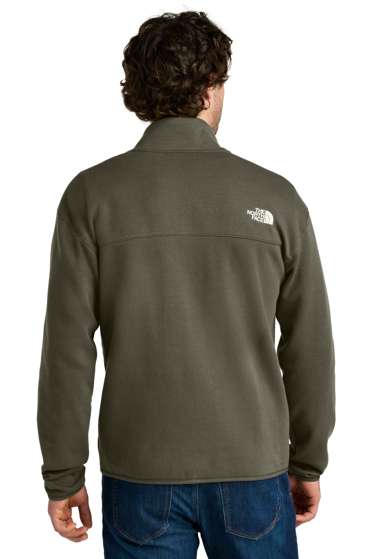 The North Face Double-Knit 1/2-Zip Fleece - New Taupe Green