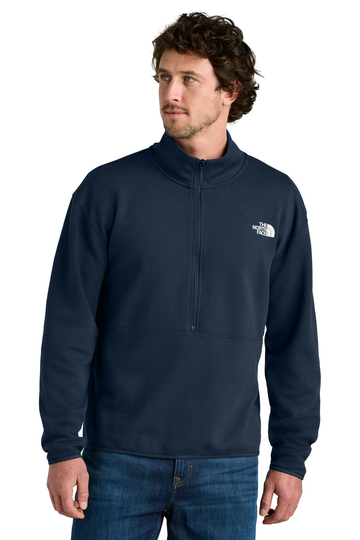 The North Face Double-Knit 1/2-Zip Fleece - Summit Navy