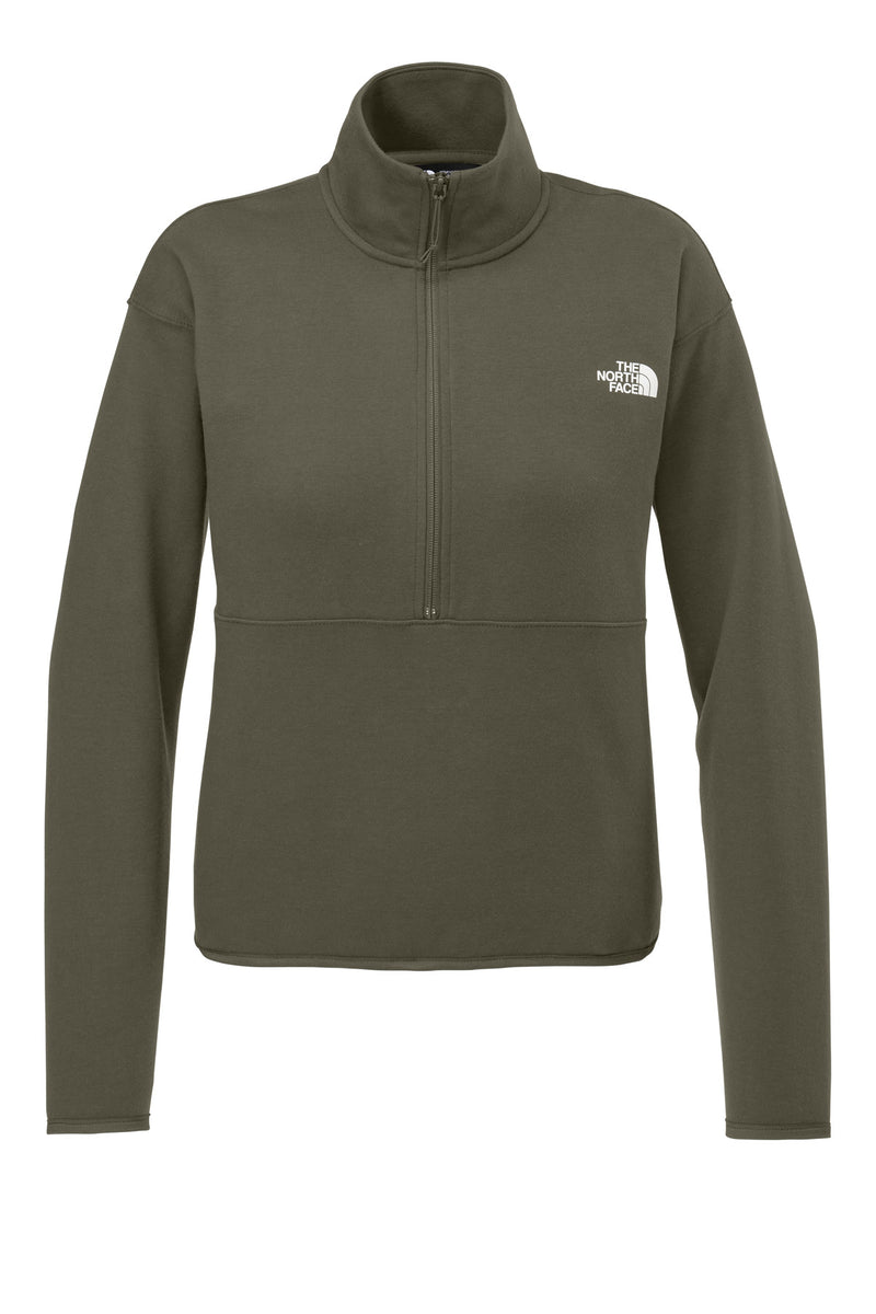 The North Face Women's Double-Knit 1/2-Zip Fleece - New Taupe Green