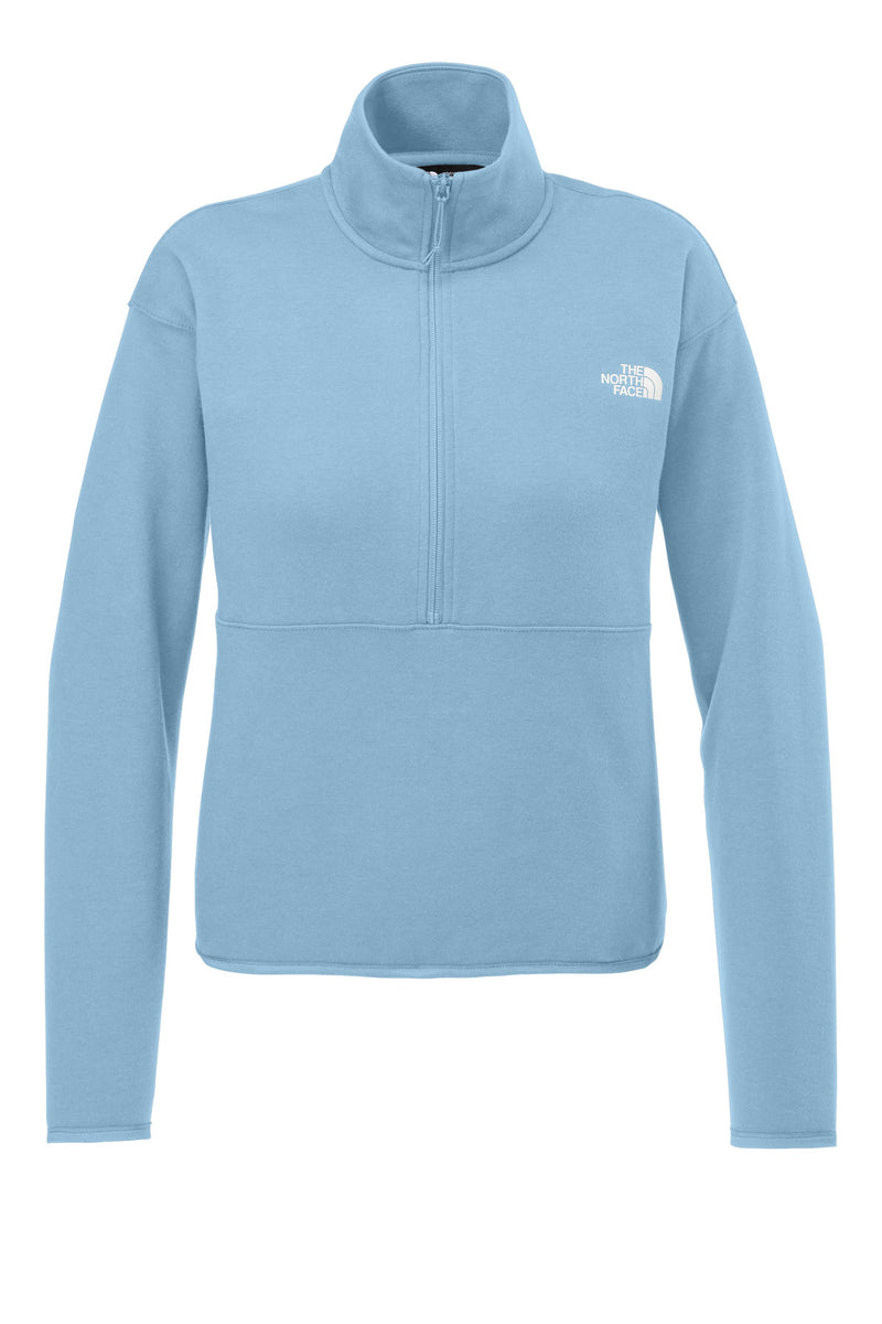 The North Face Women's Double-Knit 1/2-Zip Fleece - Steel Blue
