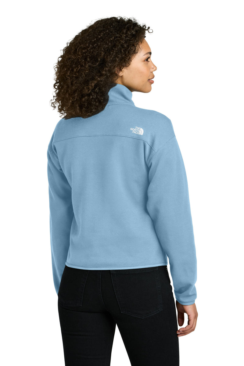 The North Face Women's Double-Knit 1/2-Zip Fleece - Steel Blue