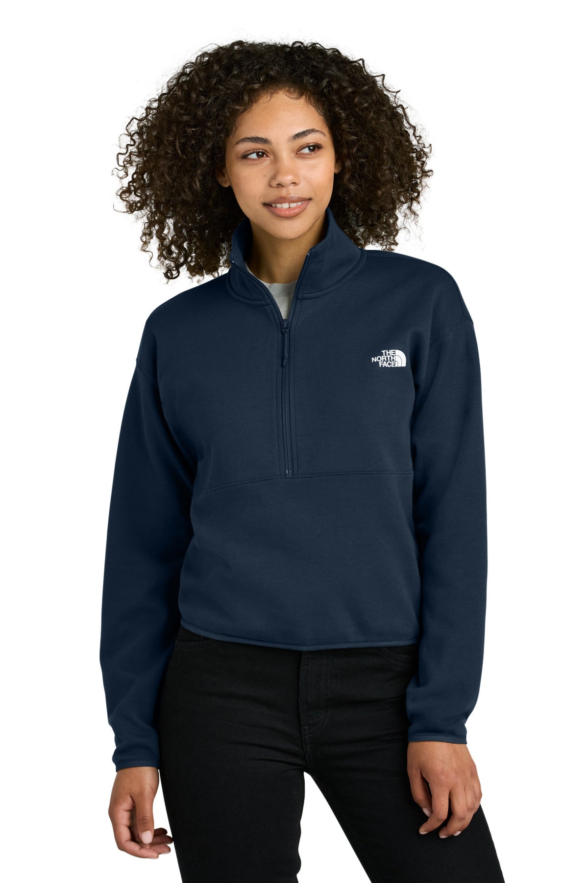 The North Face Women's Double-Knit 1/2-Zip Fleece - Summit Navy