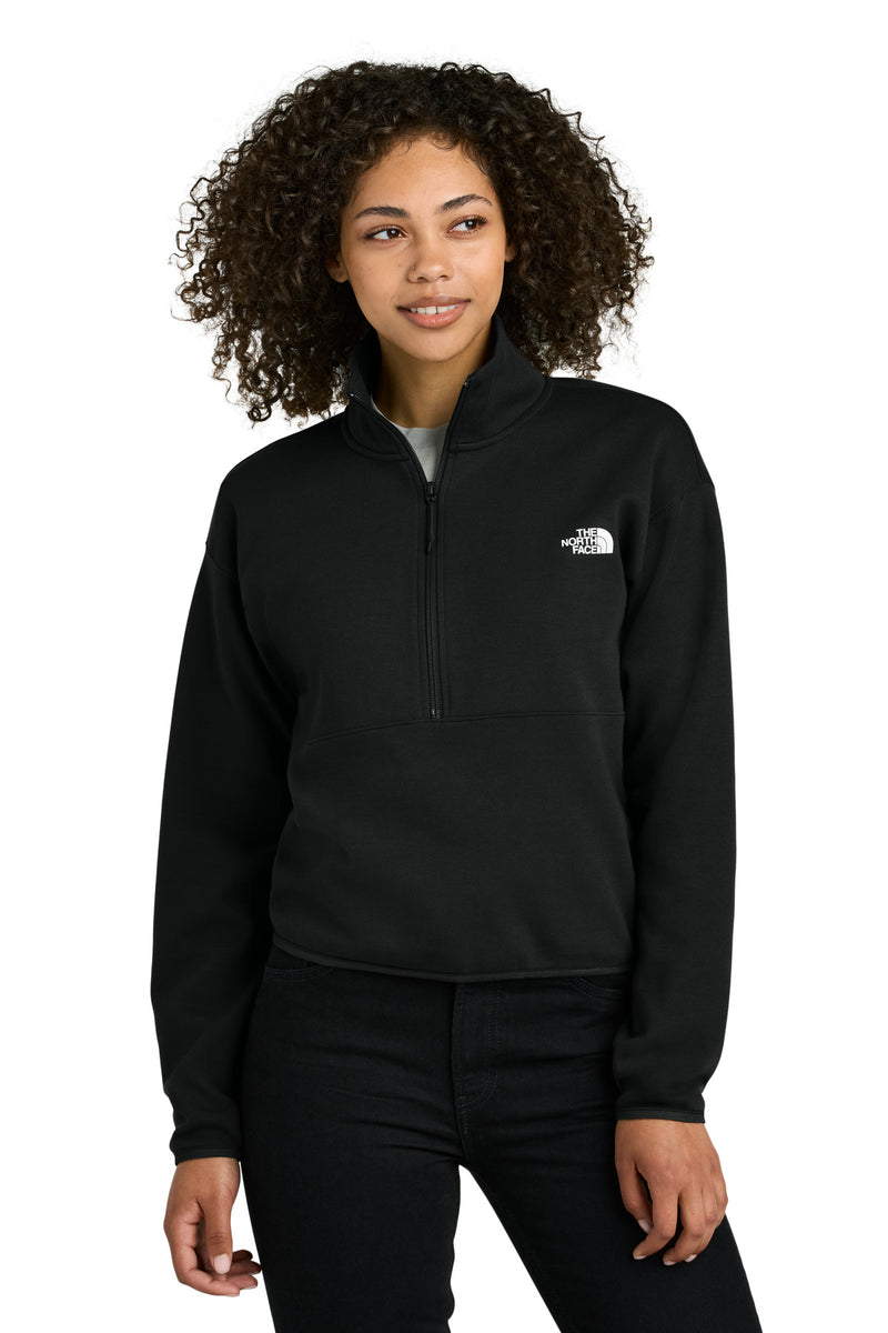 The North Face Women's Double-Knit 1/2-Zip Fleece - TNF Black