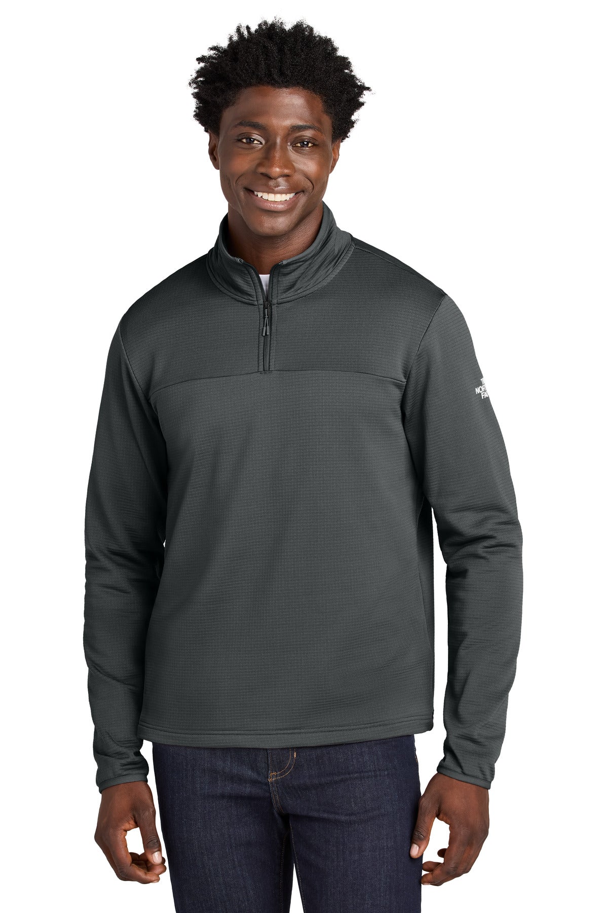 The North Face Aim 1/4-Zip Fleece - Asphalt Grey