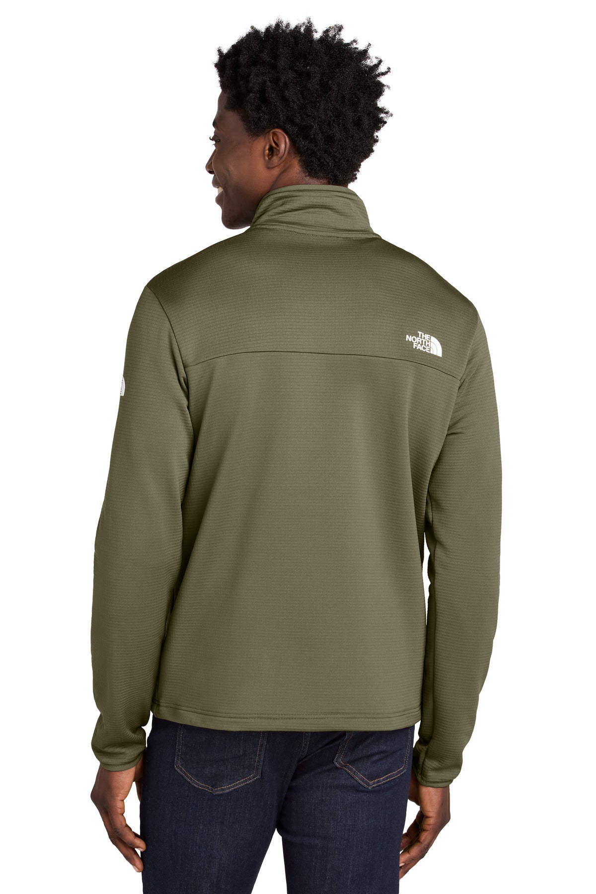 The North Face Aim 1/4-Zip Fleece - Burnt Olive Green