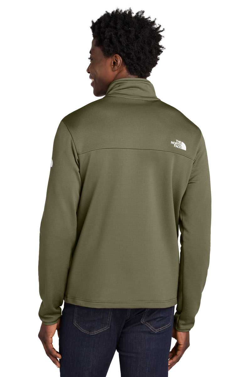 The North Face Aim 1/4-Zip Fleece - Burnt Olive Green