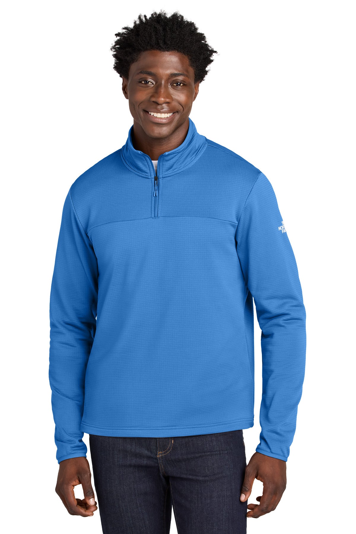 The North Face Aim 1/4-Zip Fleece - Marina Blue