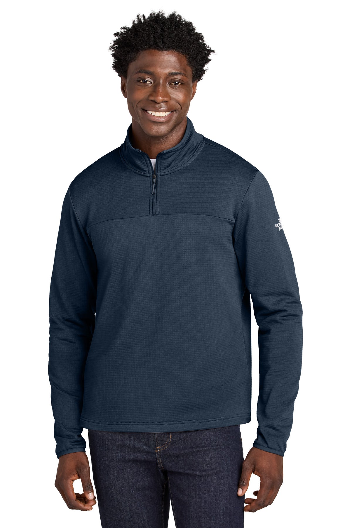 The North Face Aim 1/4-Zip Fleece - Summit Navy