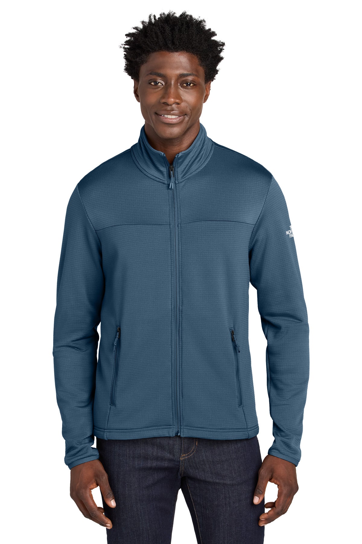 The North Face Aim Full-Zip Fleece Jacket - Shady Blue