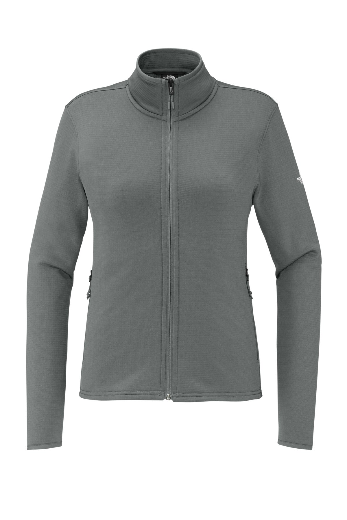 The North Face Women's Aim Full-Zip Fleece Jacket - Smoked Pearl Grey