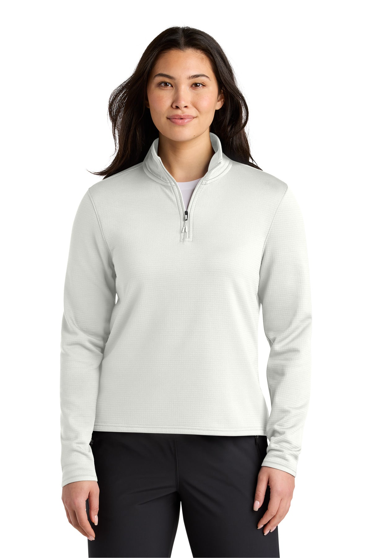 The North Face Women's Aim 1/4-Zip Fleece - White Dune