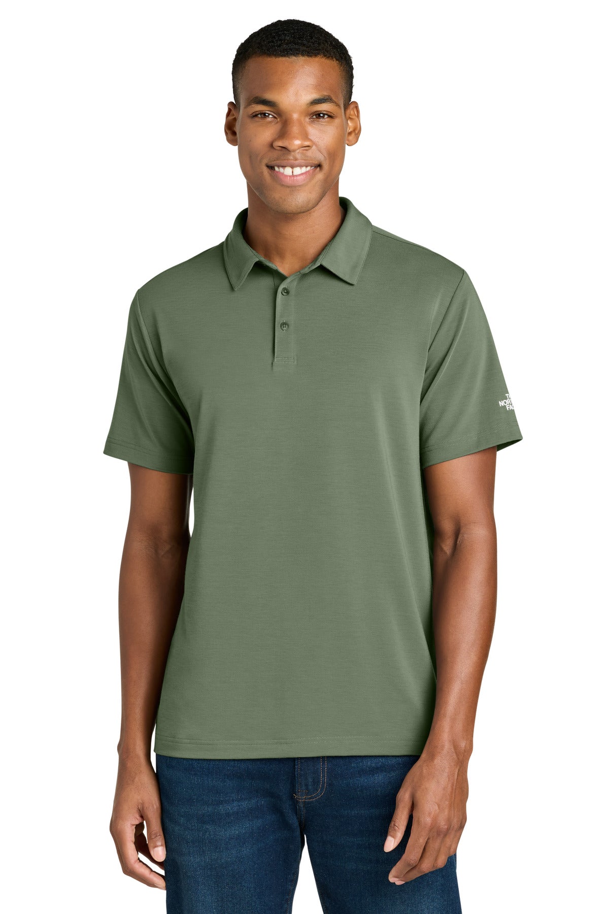 The North Face Canyon Crest Polo - Bark Mist Green