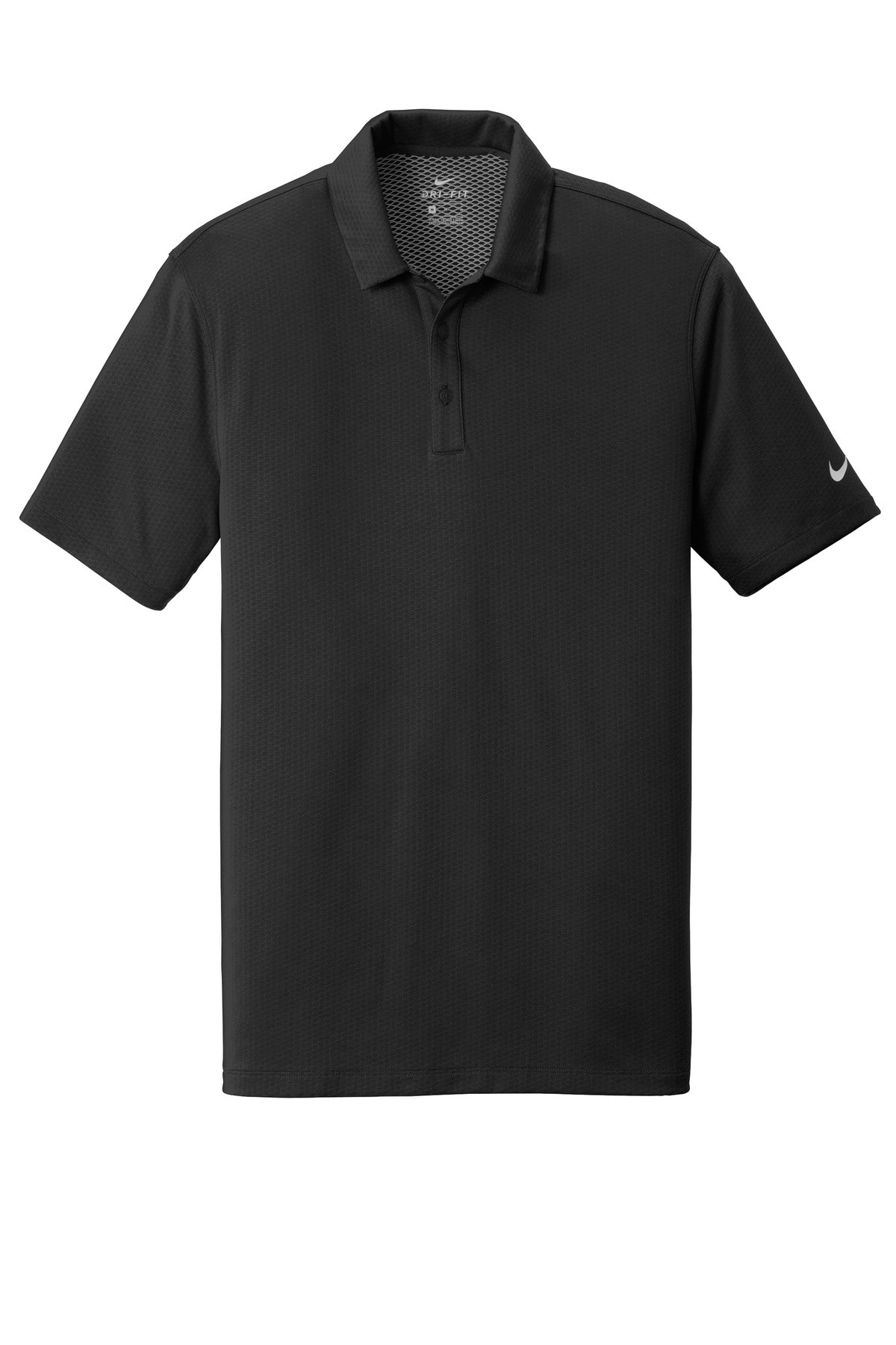 Nike Dri-FIT Hex Textured Polo - Black