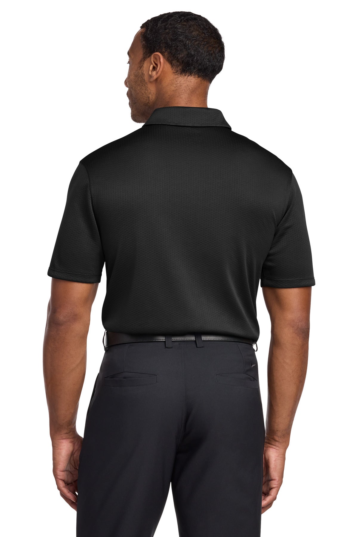 Nike Dri-FIT Hex Textured Polo - Black
