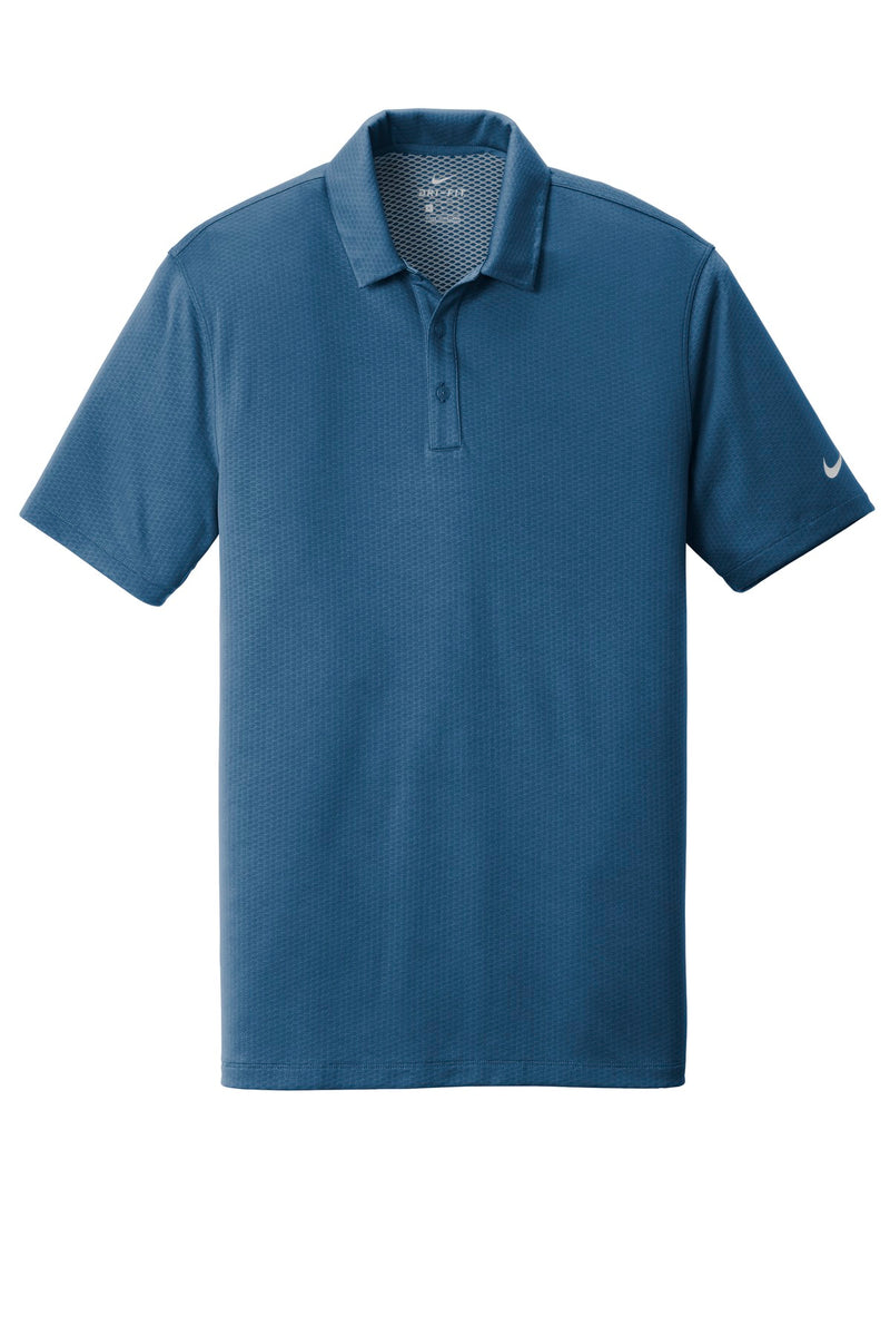 Nike Dri-FIT Hex Textured Polo - Court Blue
