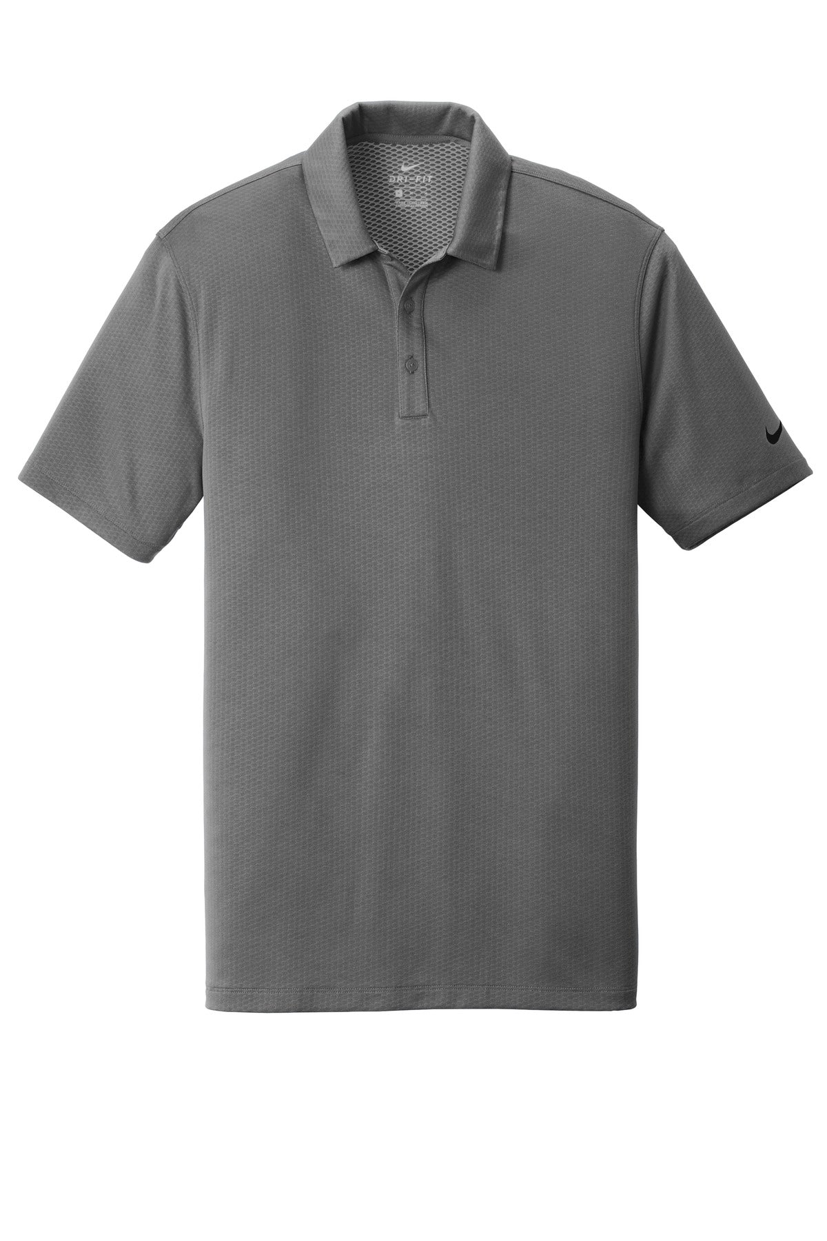 Nike Dri-FIT Hex Textured Polo - Dark Grey