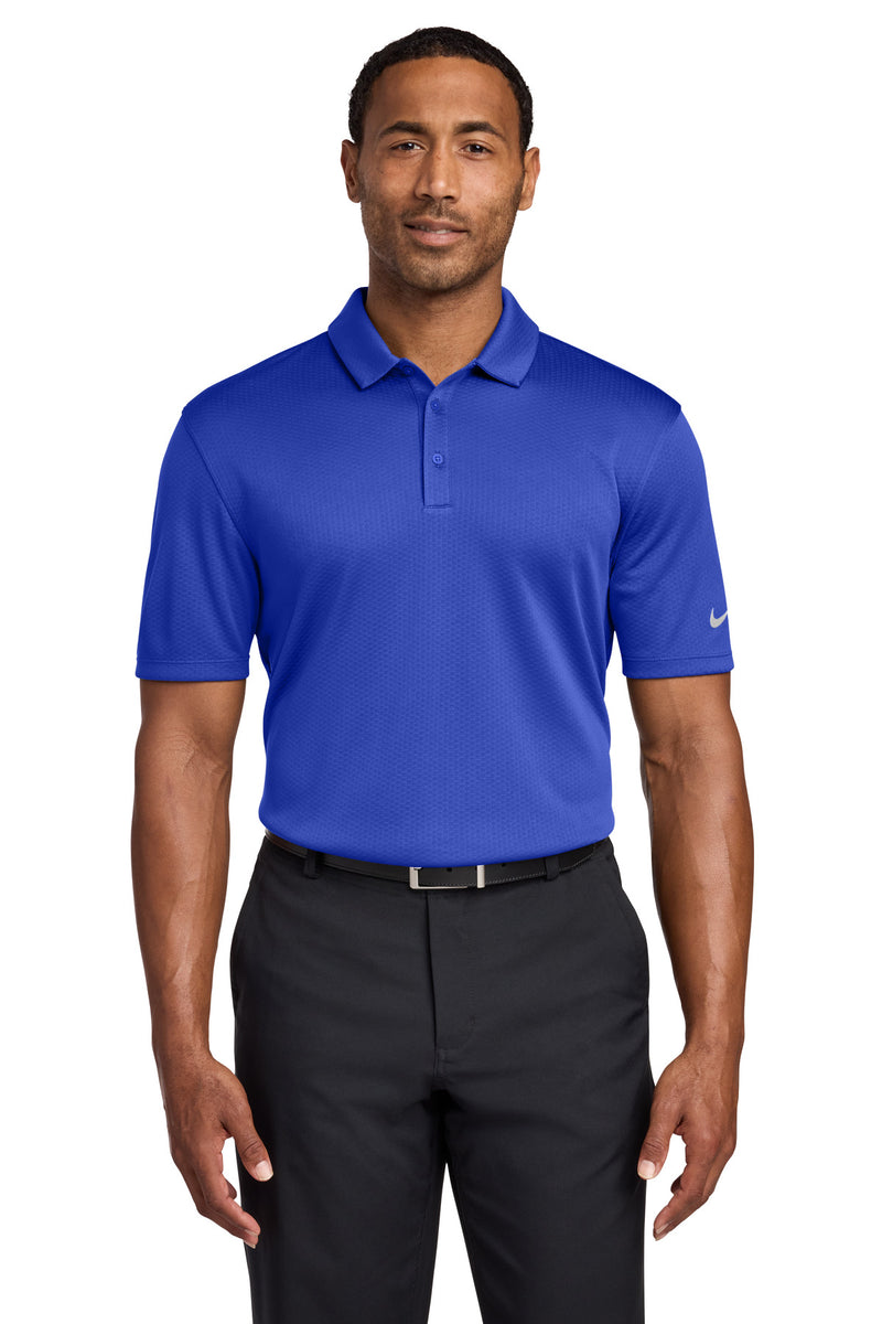 Nike Dri-FIT Hex Textured Polo - Game Royal