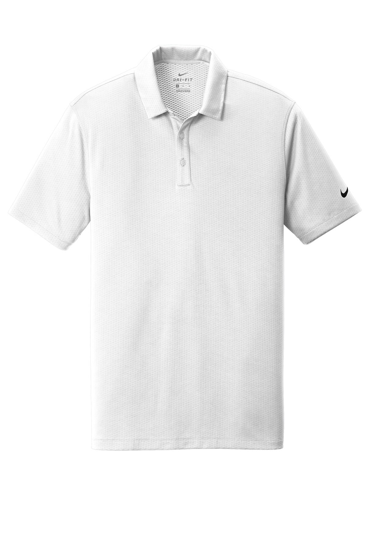 Nike Dri-FIT Hex Textured Polo - White