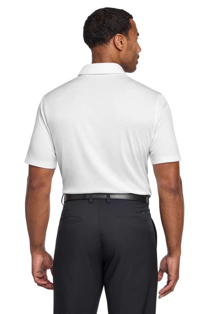 Nike Dri-FIT Hex Textured Polo - White