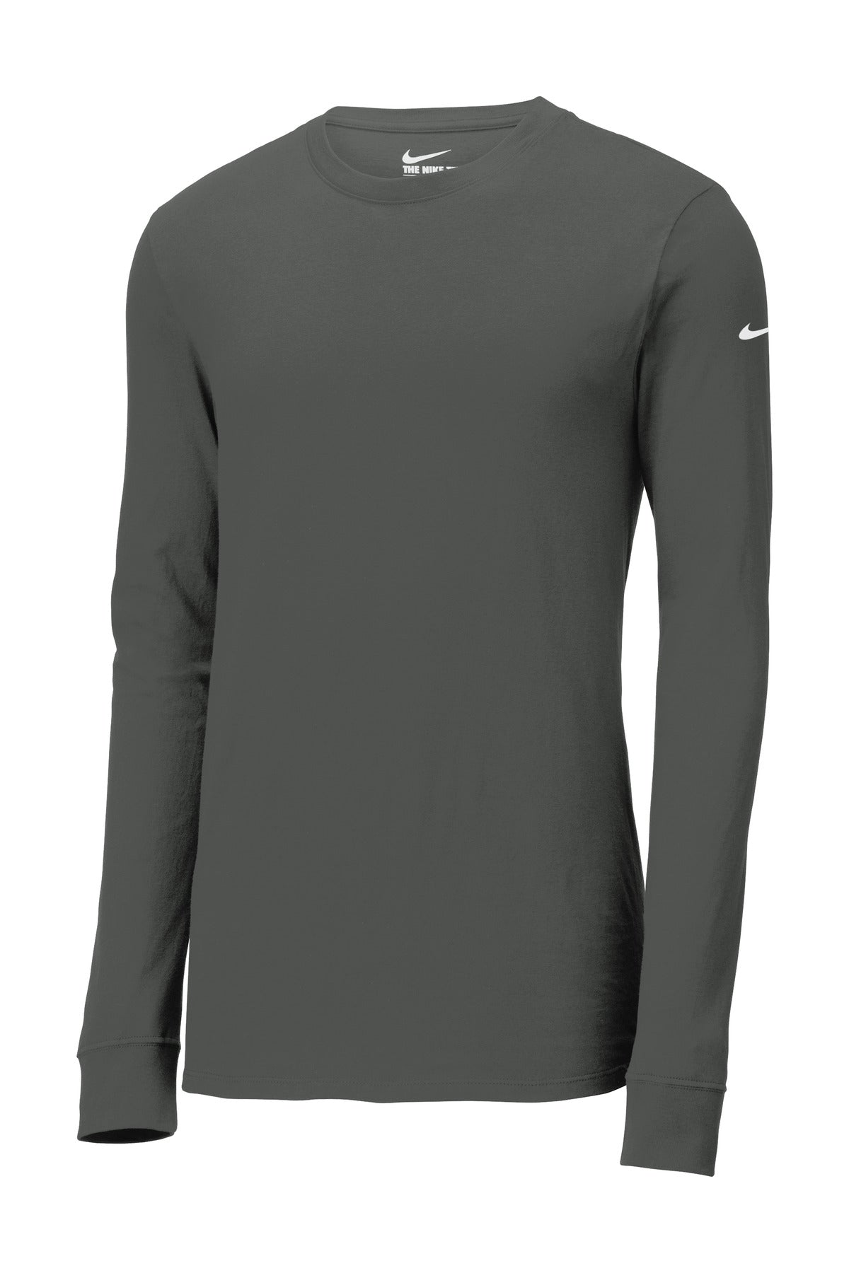 Nike Dri-FIT Cotton/Poly Long Sleeve Tee - Anthracite