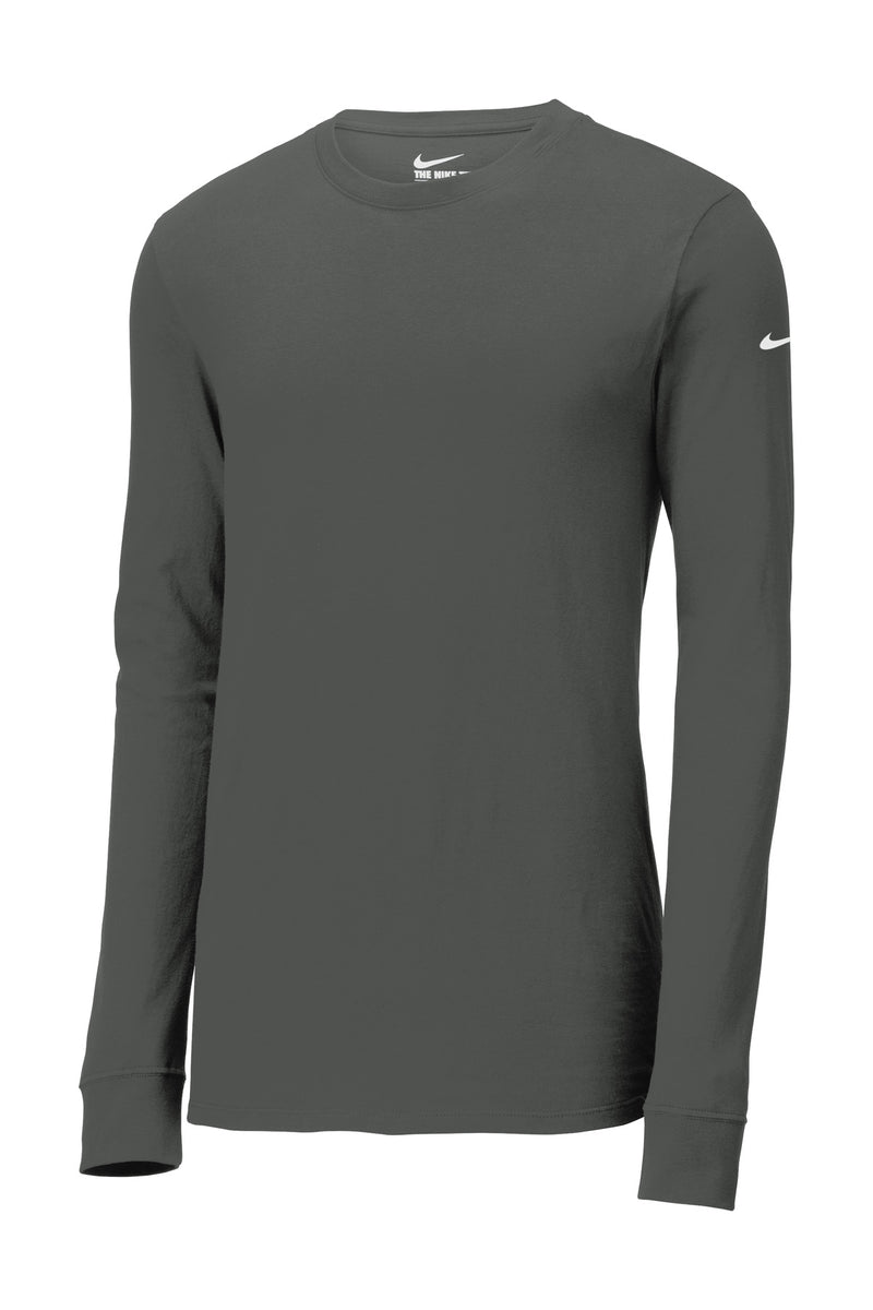 Nike Dri-FIT Cotton/Poly Long Sleeve Tee - Anthracite