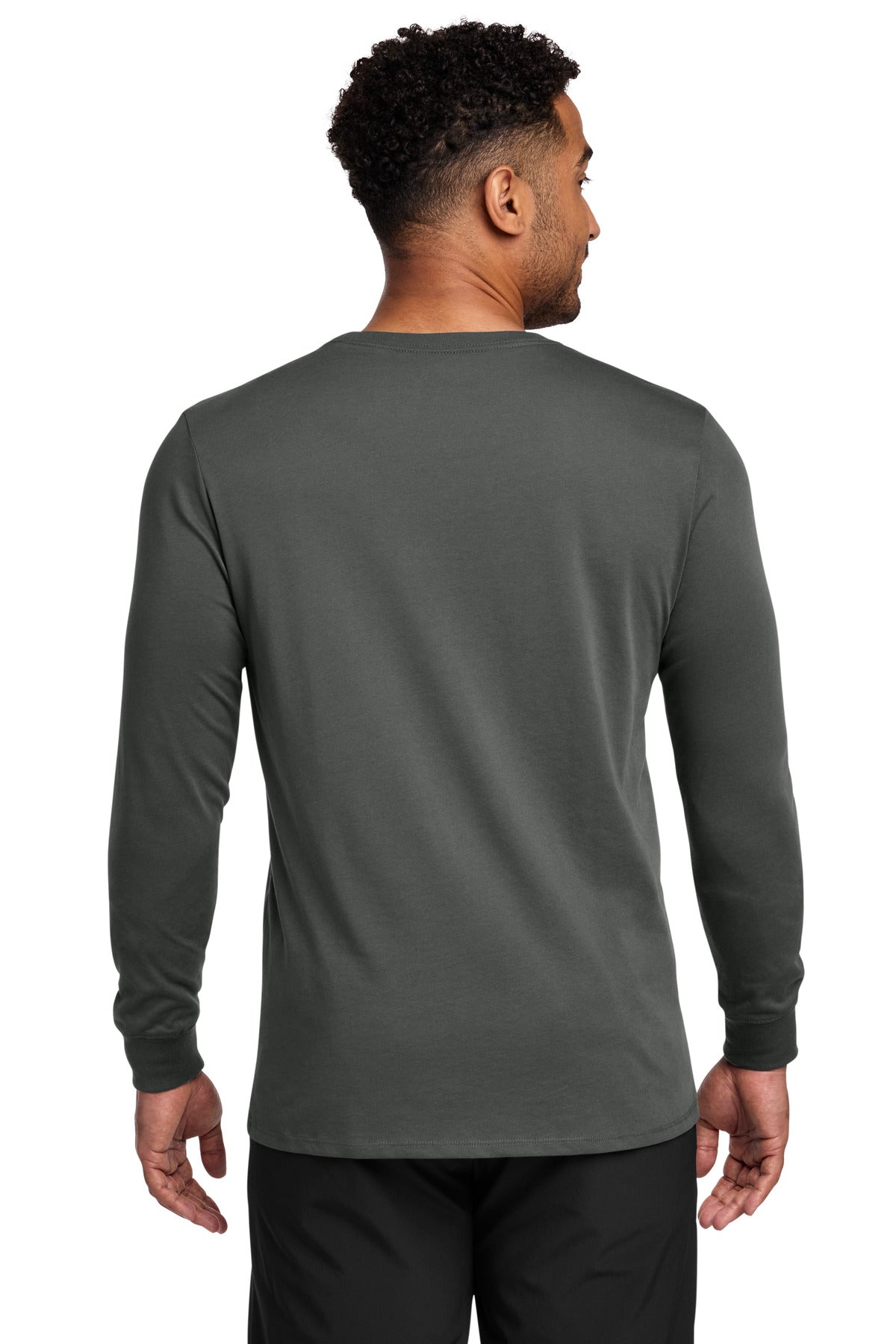 Nike Dri-FIT Cotton/Poly Long Sleeve Tee - Anthracite