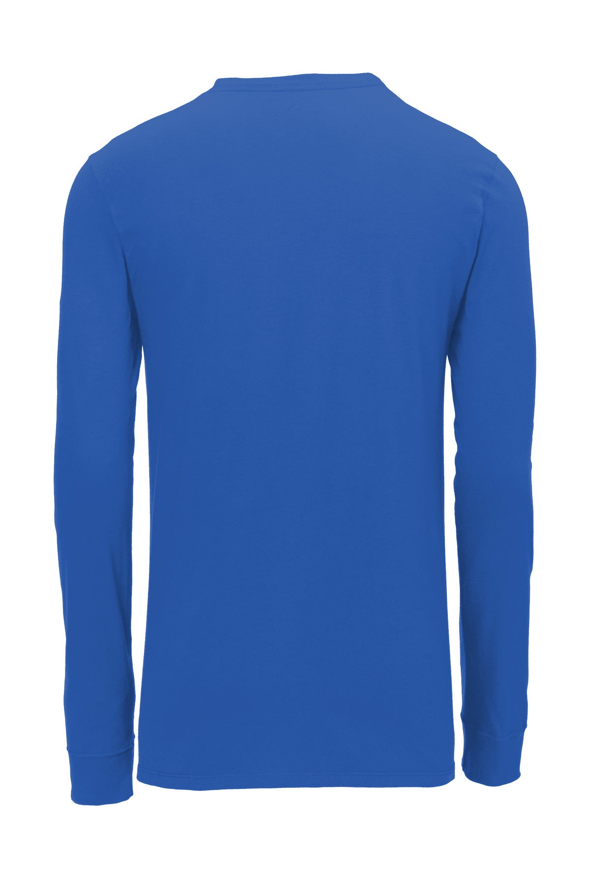 Nike Dri-FIT Cotton/Poly Long Sleeve Tee - Rush Blue