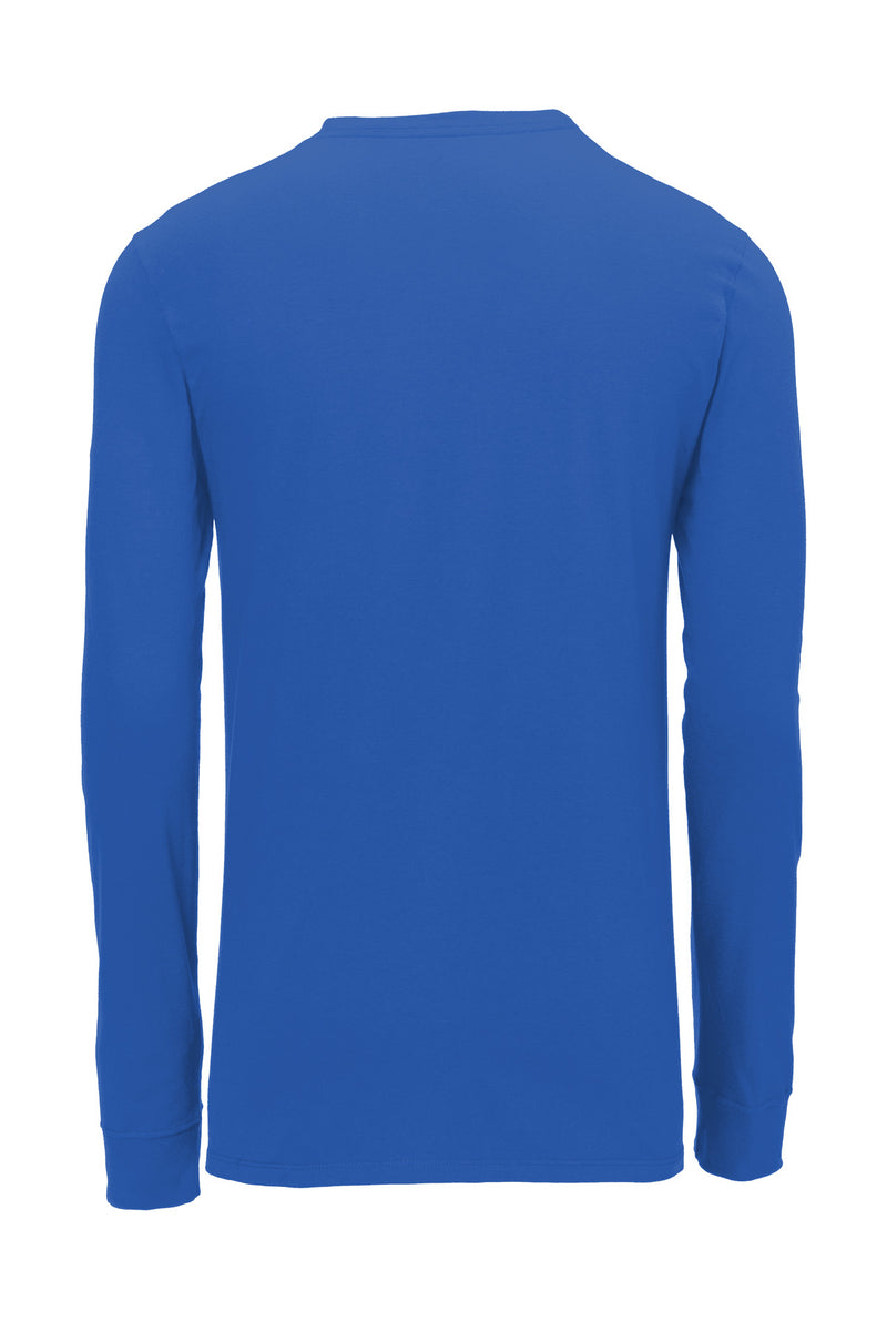 Nike Dri-FIT Cotton/Poly Long Sleeve Tee - Rush Blue