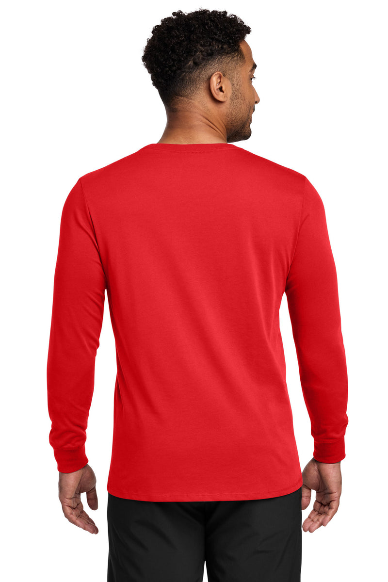 Nike Dri-FIT Cotton/Poly Long Sleeve Tee - University Red