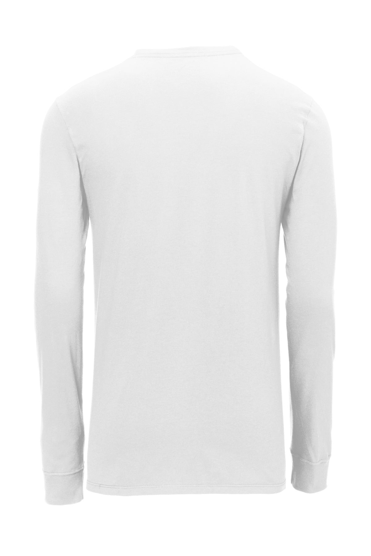 Nike Dri-FIT Cotton/Poly Long Sleeve Tee - White