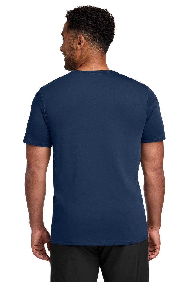 Nike Dri-FIT Cotton/Poly Tee - College Navy