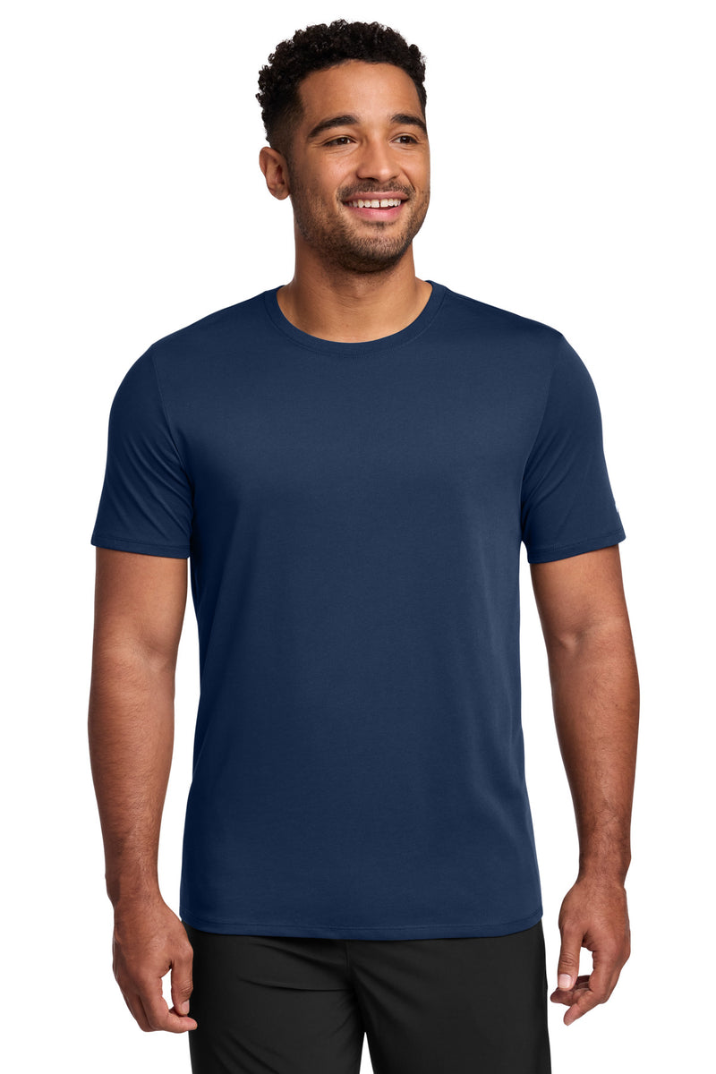 Nike Dri-FIT Cotton/Poly Tee - College Navy